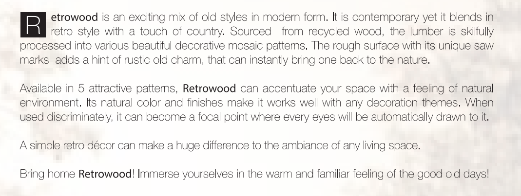 RetroWood Country White
